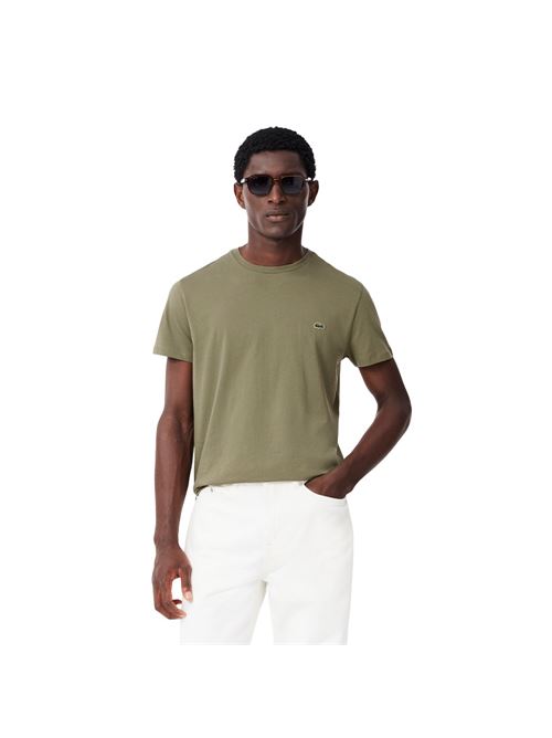 t-shirt lacoste | TH6709316 VERDE